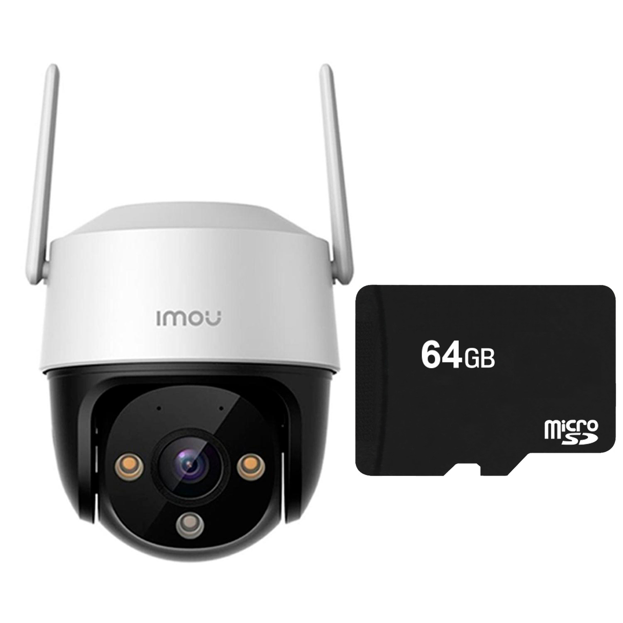 Camara de seguridad WIFI IMOU Crusier SE+ 4MP Exterior Full HD 2.4Ghz 6 días respaldo en grabación 