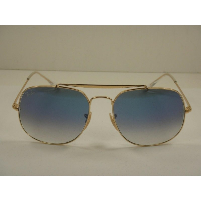 Lentes de sol Ray Ban Rb3561 001/3f The General Azul Degradado Dorado Icon