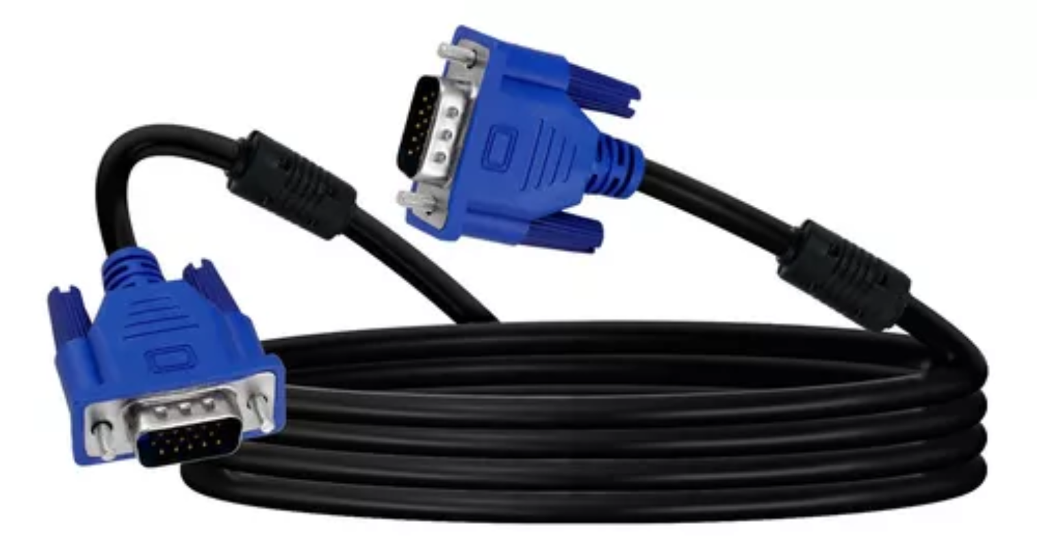 Cable Vga A Vga De 5 Metros Blindado Uso Rudo