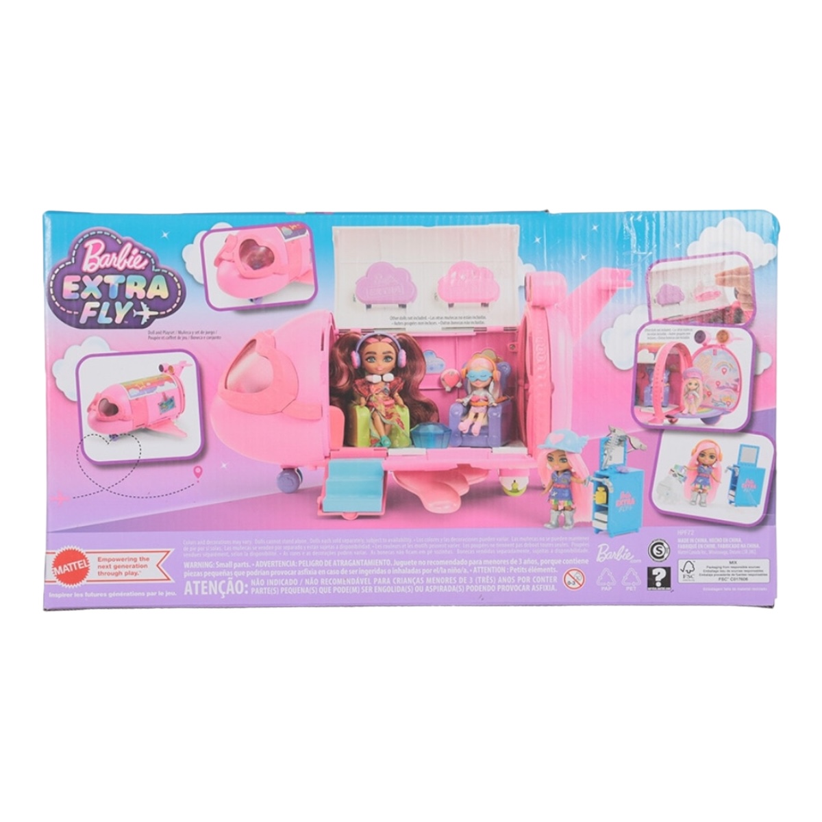 Barbie Extra Fly Set De Juego Jet.