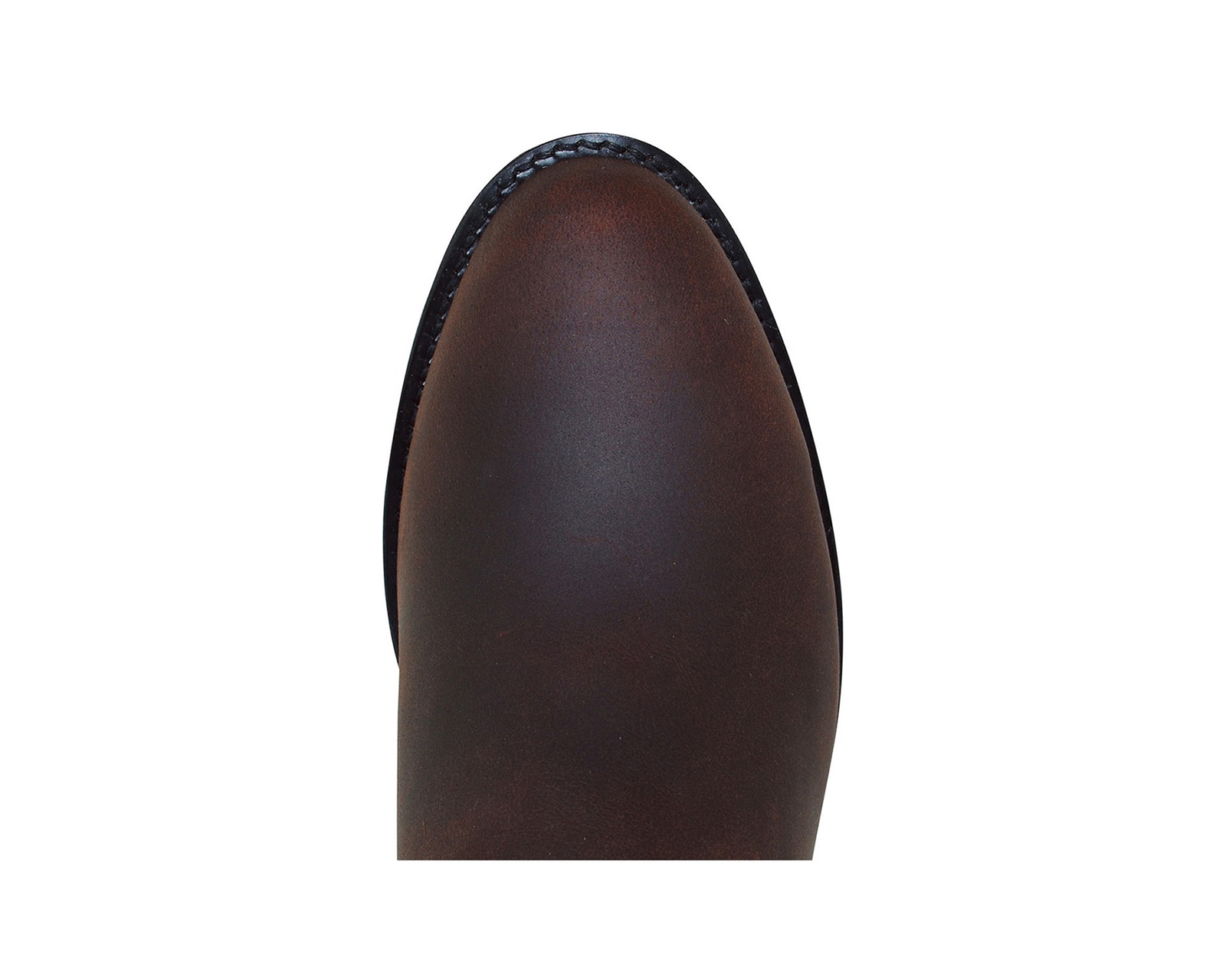 Bota De Trabajo Establo 512 De Piel Con Tacón Café Crazy.