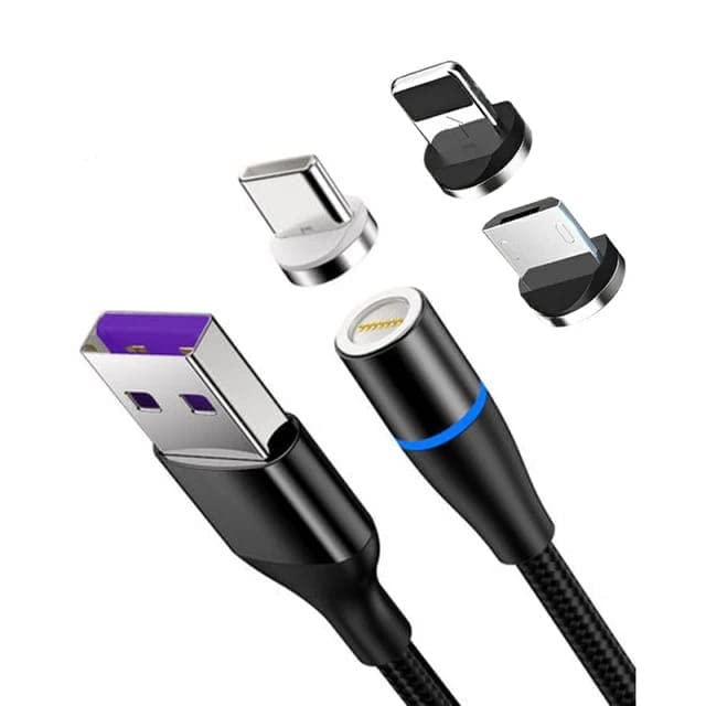 Paquete De 6 Cables Magneticos 3 En 1.