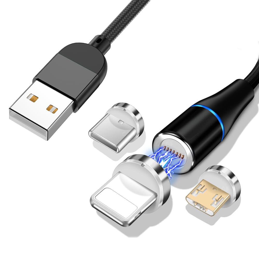 Paquete De 6 Cables Magneticos 3 En 1.
