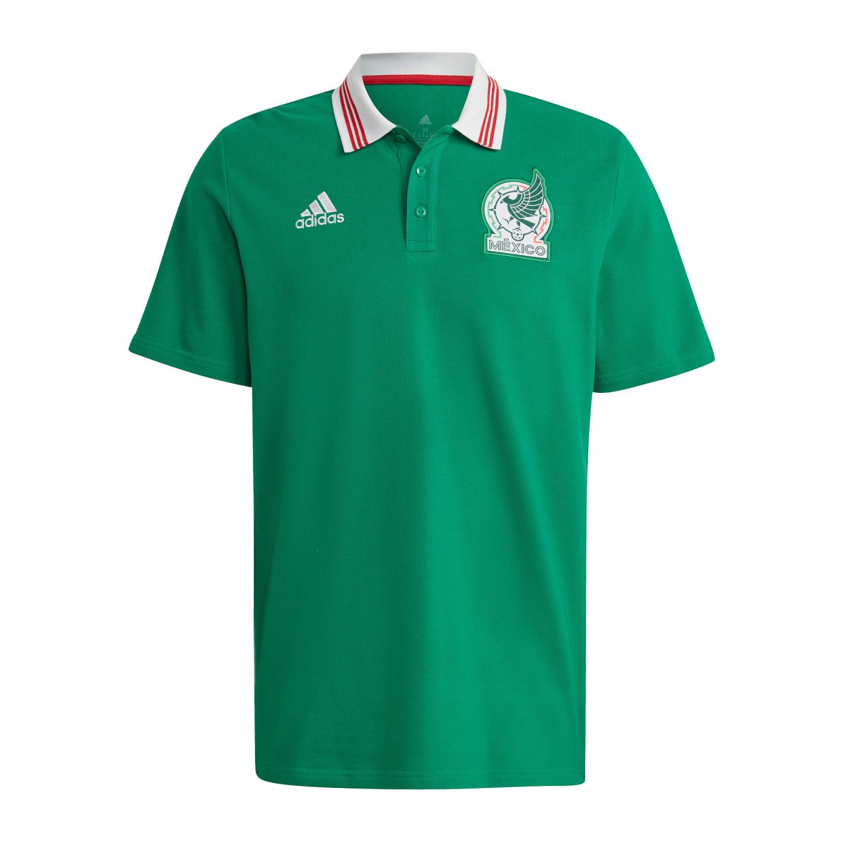 Playera polo Original Adidas Seleccion Mexicana mundial 2022 HF1444