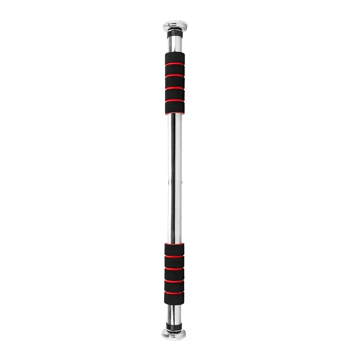 Barra Dominadas Para Puerta Abdominales Casa Gym Extensible Color Rojo