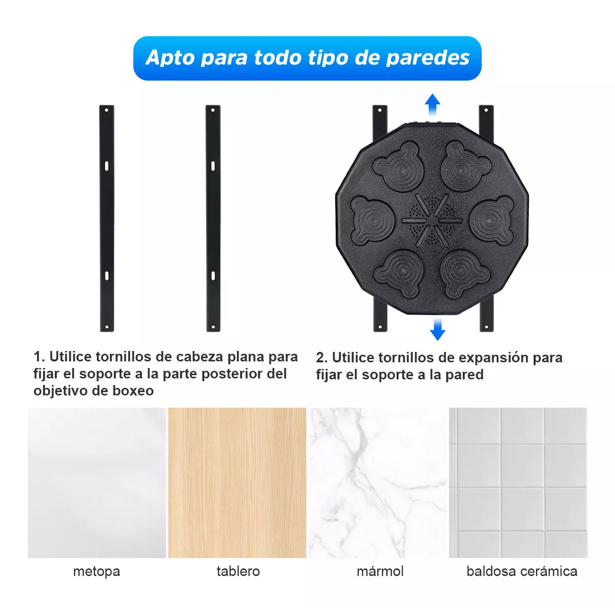 Máquina De Boxeo Karate Musical Electrónica Montadas Pared.