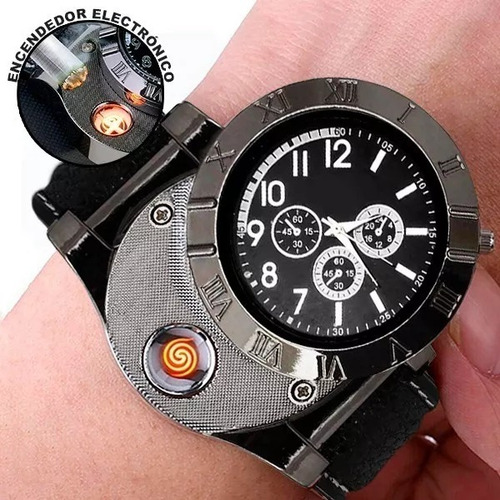 Reloj Encendedor Electronico Recargable Usb Con Sensor