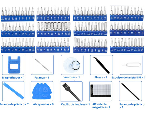 Kit De Desarmadores Y Herramientas De Precisión 142 En 1