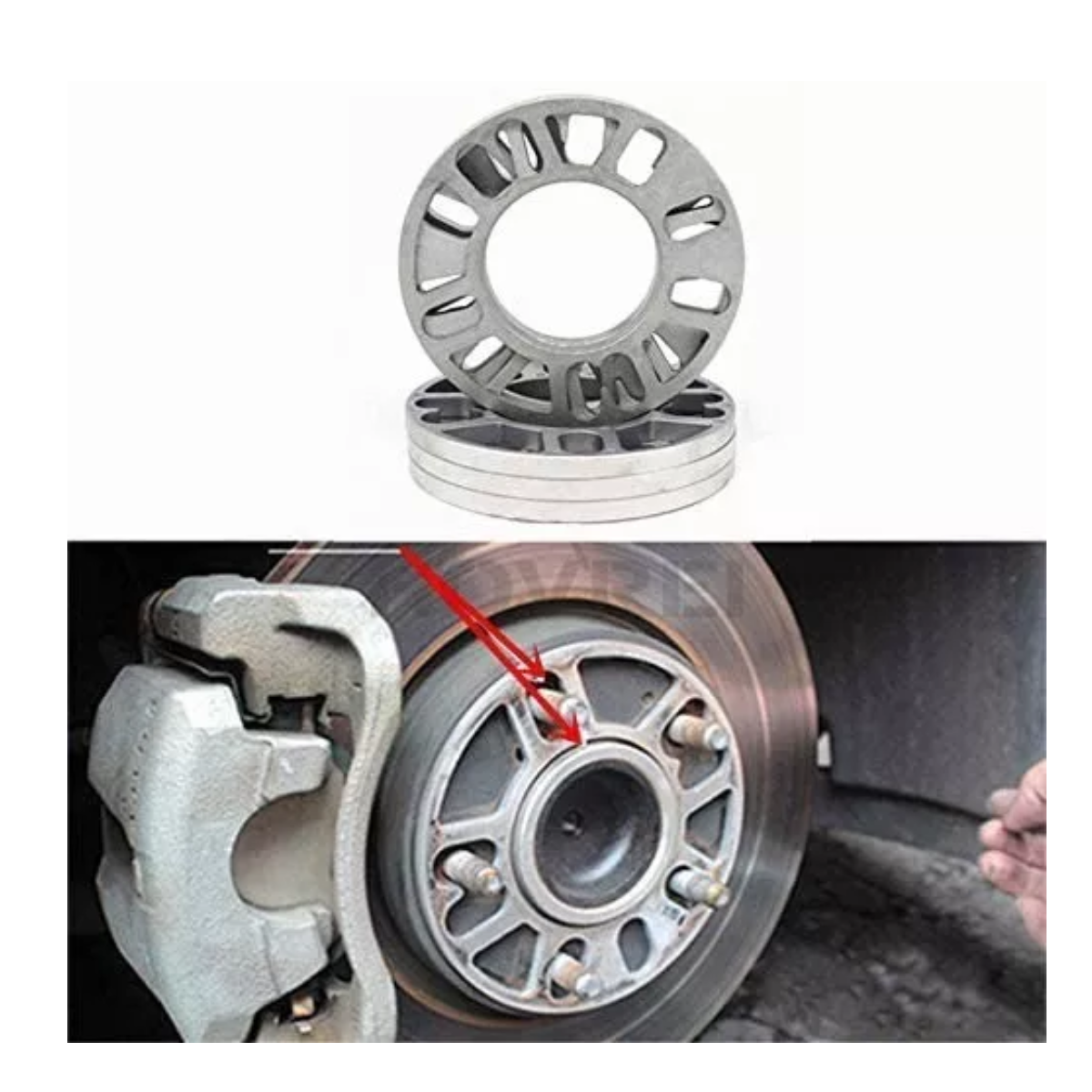 Separador Rin 10mm 4/5x100x108x110x112x114.3x120 Univers 4pz