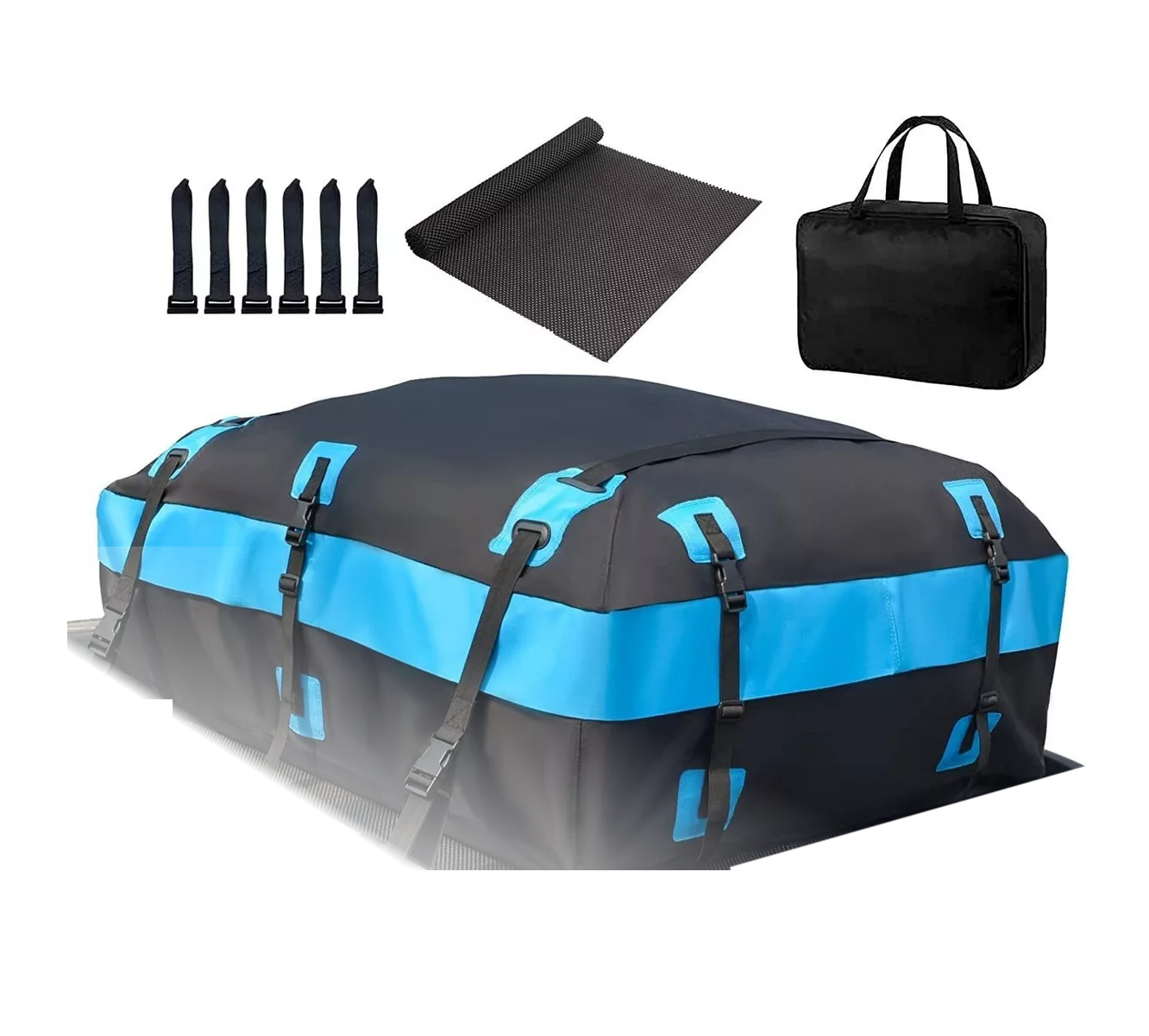 Bolsa Portaequipaje De Techo Impermeable De Tela Oxford 566l