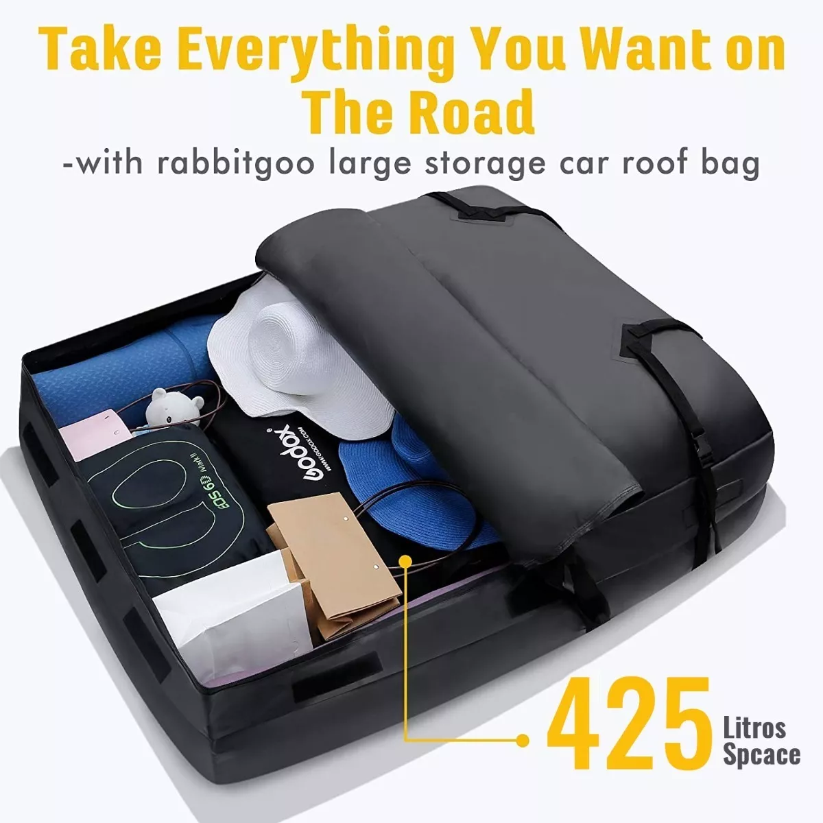 Bolsa De Carga Impermeable Portaequipajes De Techo De Coche
