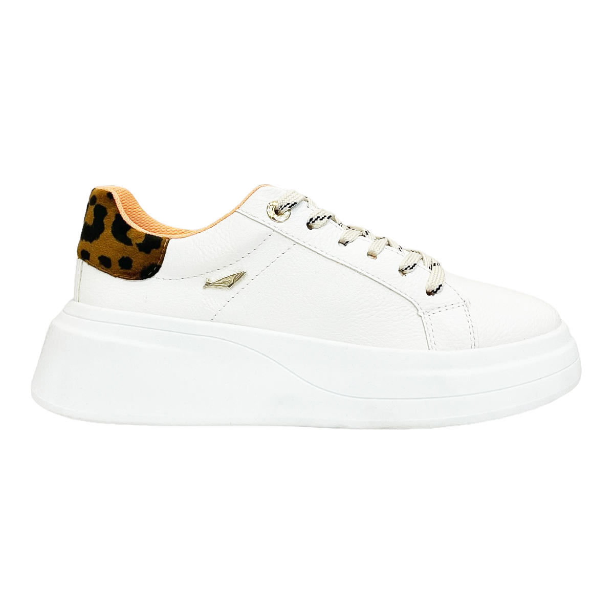 Tenis Blancos Con Plataforma Mujer Hemisferios