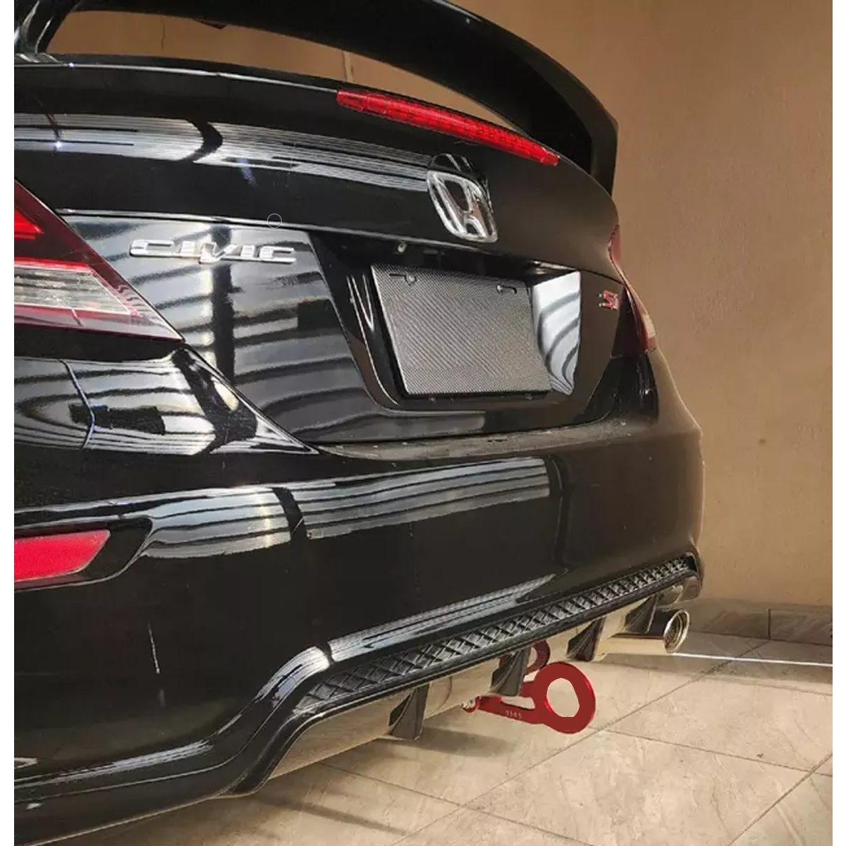 Gancho De Remolque Trasero Para Coche Universal Rojo