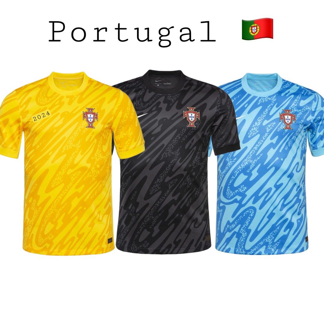 Nuevo! Jersey Portugal Eurocopa 2024 Portero Arquero Negro Talla L.
