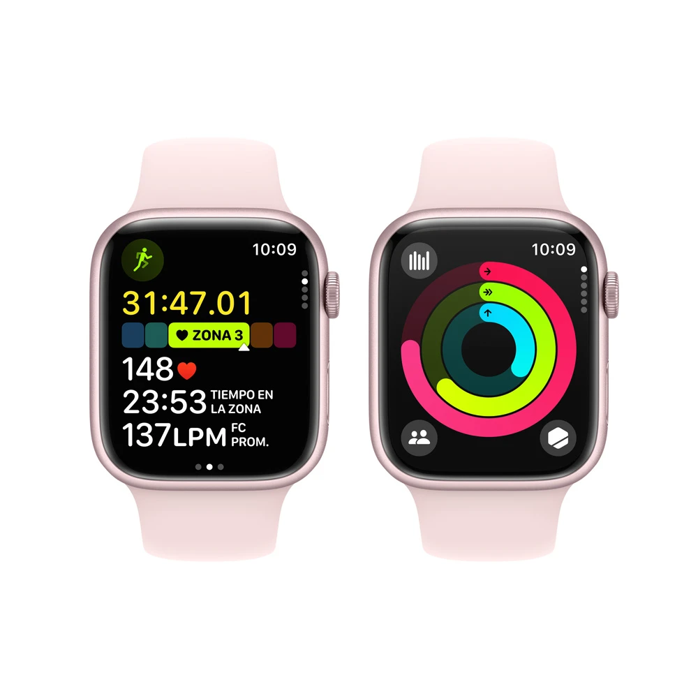 Apple Watch Series 9 Gps 41 Mm Correa S/M - Rosa.