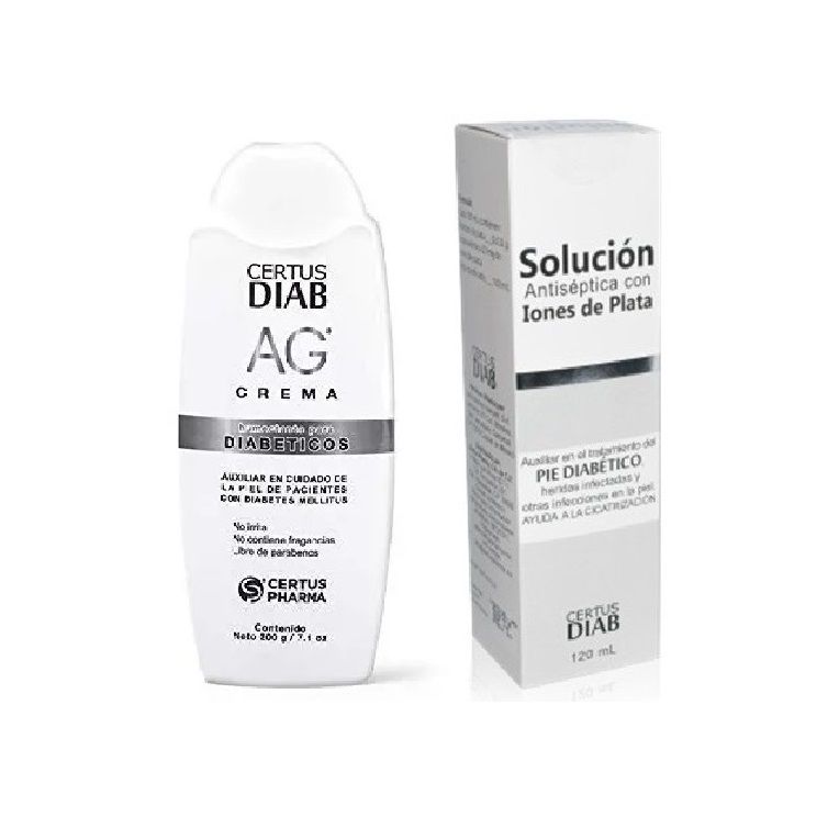 CERTUS DIAB Solución Antiséptica con Iones de Plata 1 pieza.