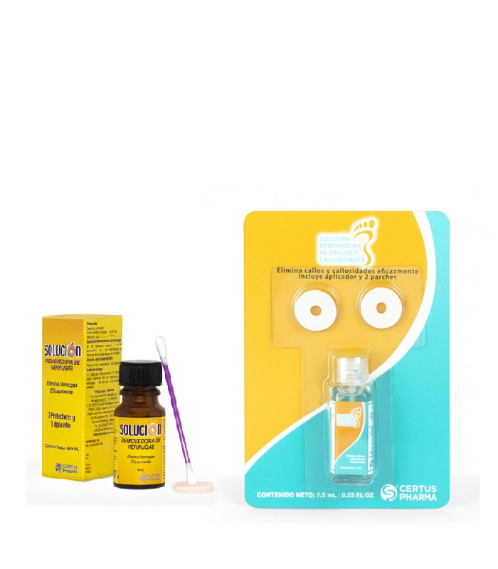 MEXICUM Kit Solución Removedora de Callos y Verrugas.