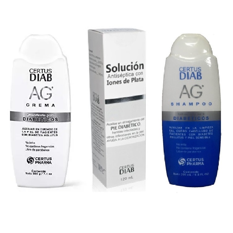 CERTUS DIAB Shampoo humectante para diabéticos.