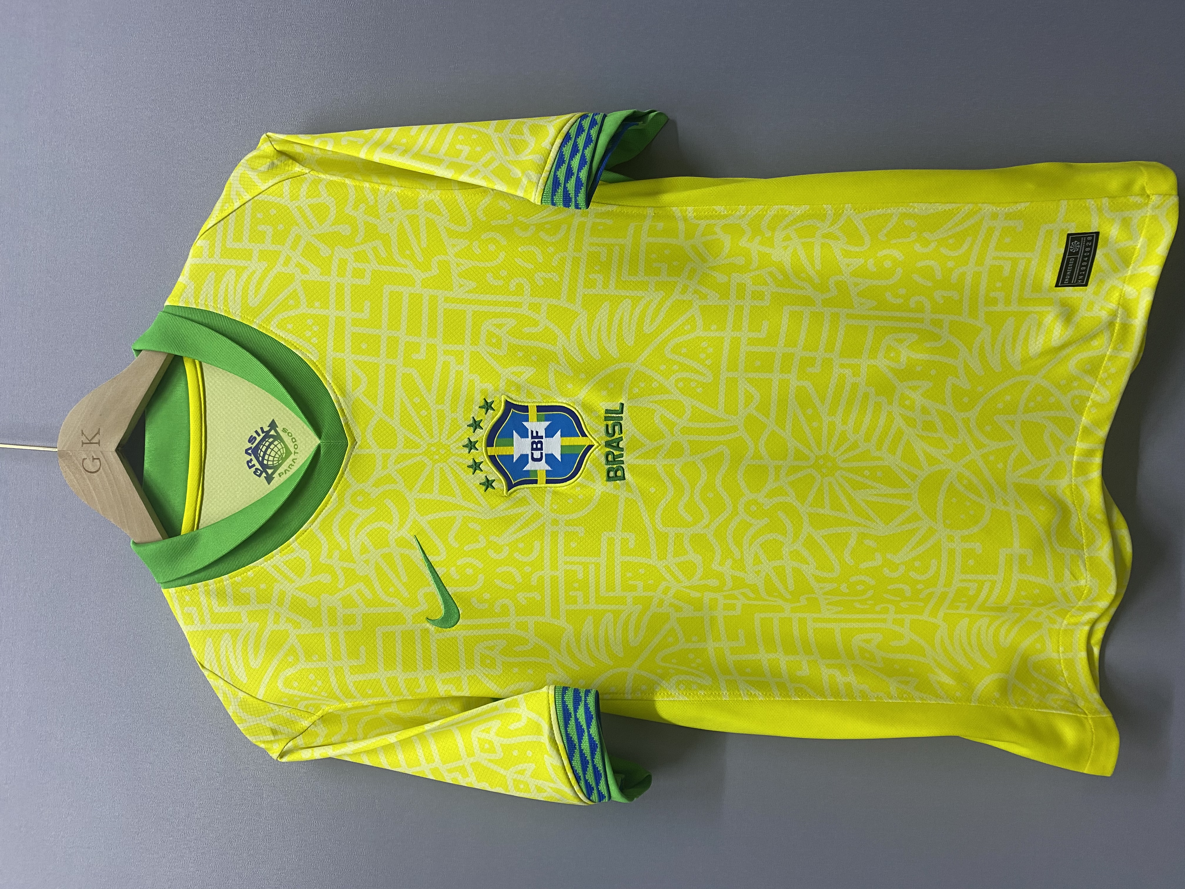 Nuevo! Jersey Brasil 2024/2025 Titular Local Amarilla Talla L.