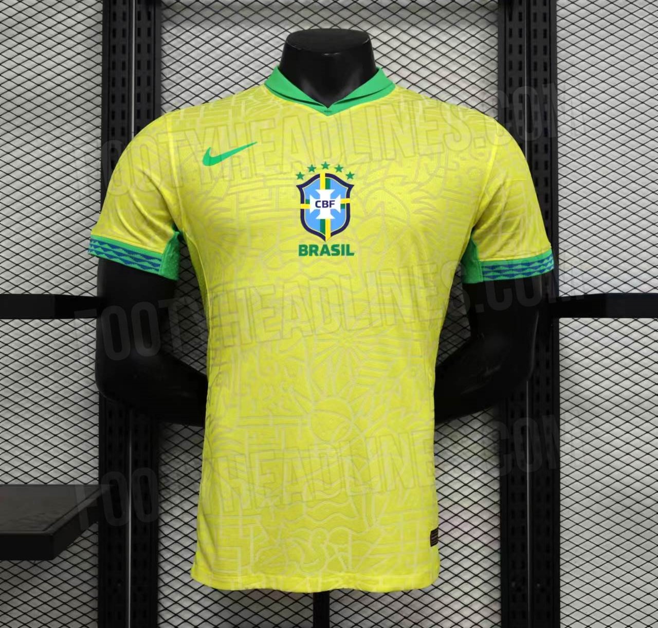 Nuevo! Jersey Brasil 2024/2025 Titular Local Amarilla Talla L.