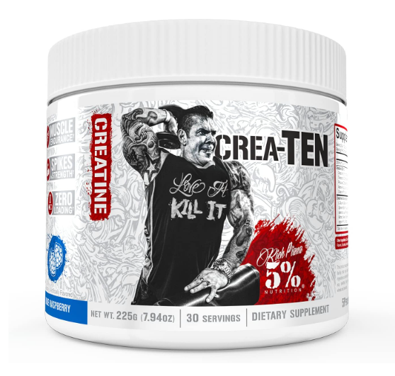 Creatina Crea-Ten Rich Piana 225gr (25 serv) Mora Azul.
