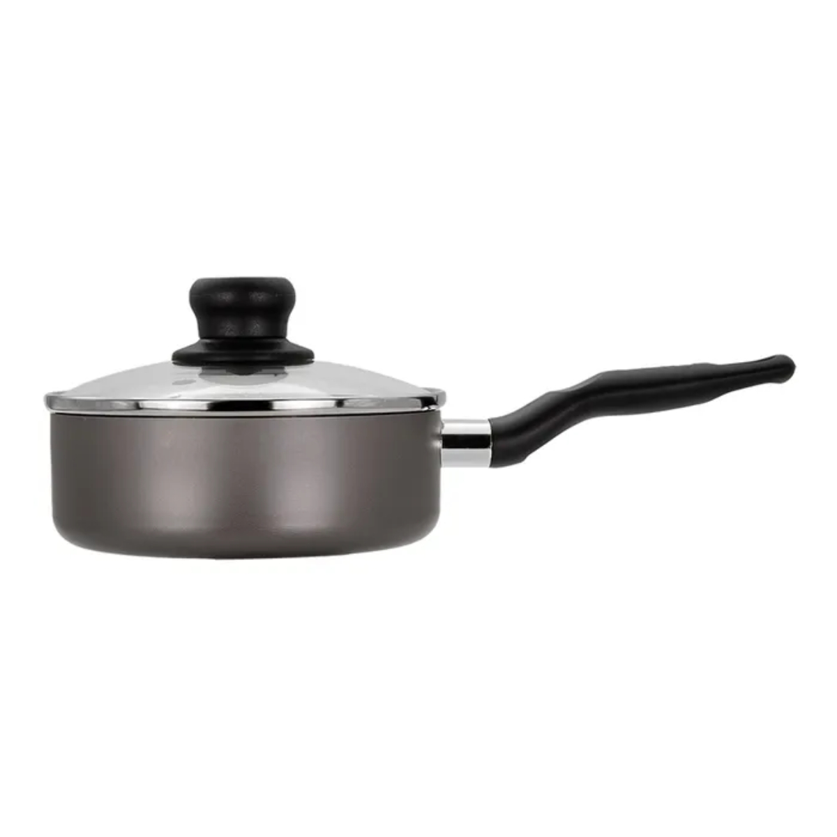 Batería de Cocina T-Fal Talent 7 Piezas Aluminio Tapas de Vidrio - Gris.