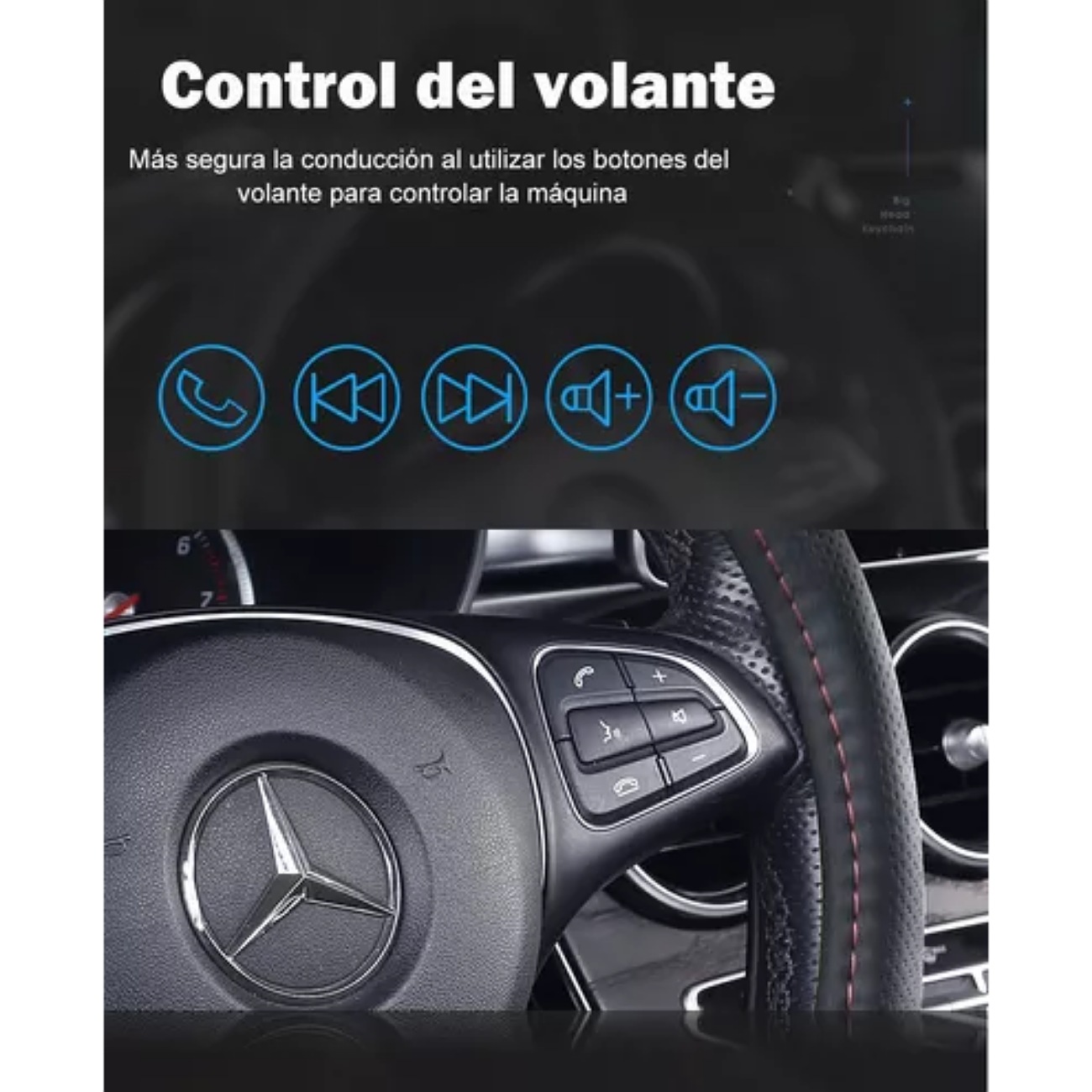 Fnbrli Estéreo De Auto 7in Mirrorlink Bluetooth 2 Usb 7020