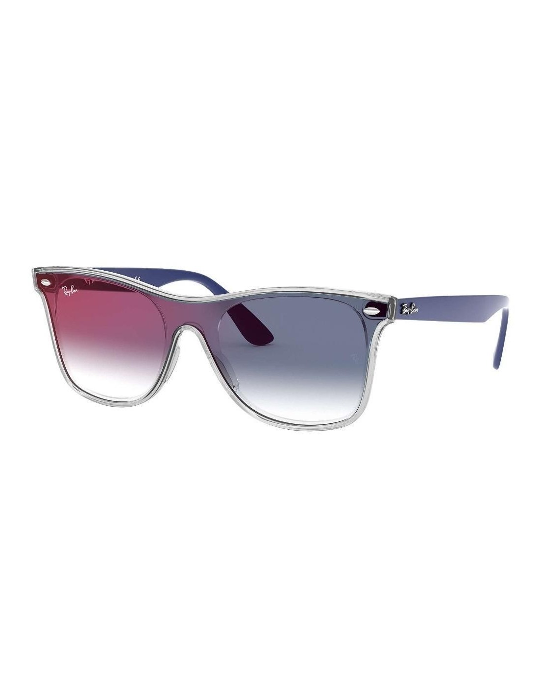 Lentes de sol Ray Ban Rb4440n 6356/x0 Wayfarer Blaze Azul Gradiente Gris