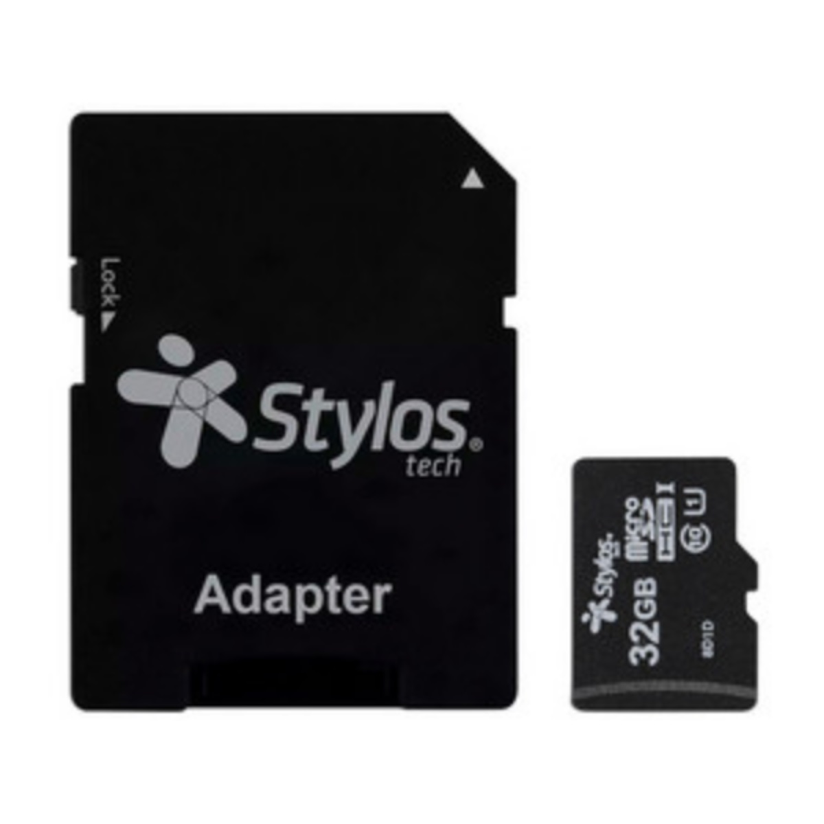 Memoria Micro SD Stylos de 32GB Clase 10 Con Adaptador SD