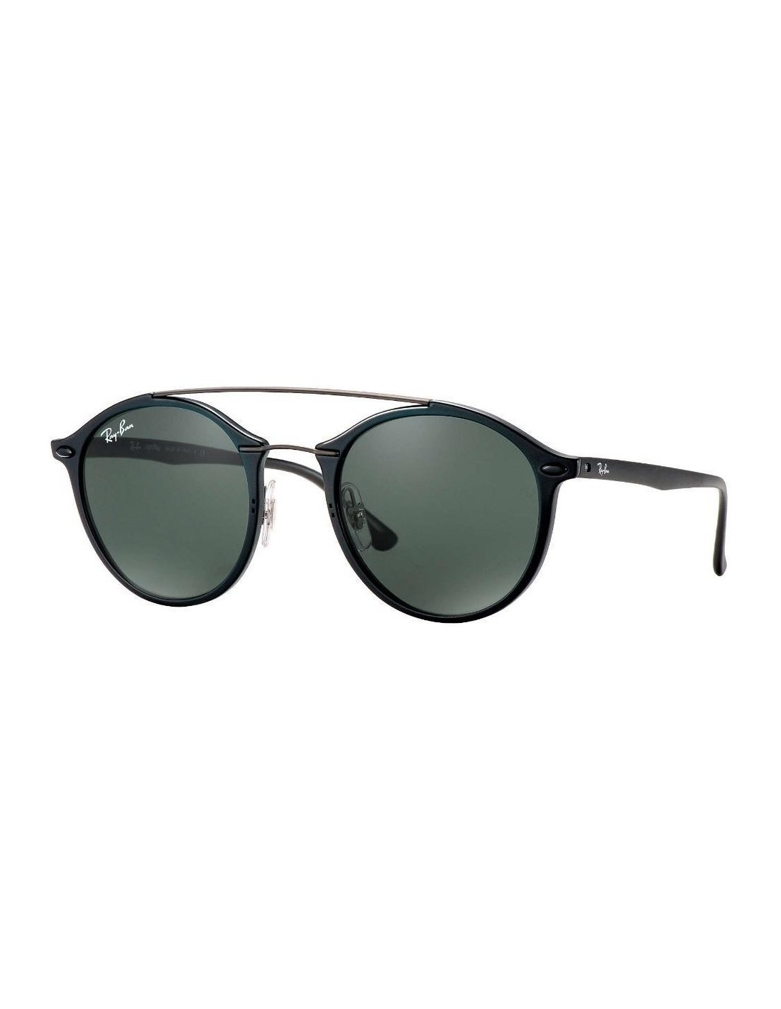 Lentes de sol Ray Ban Rb4266 601/71 Round Double Bridge Lightray Negro G15