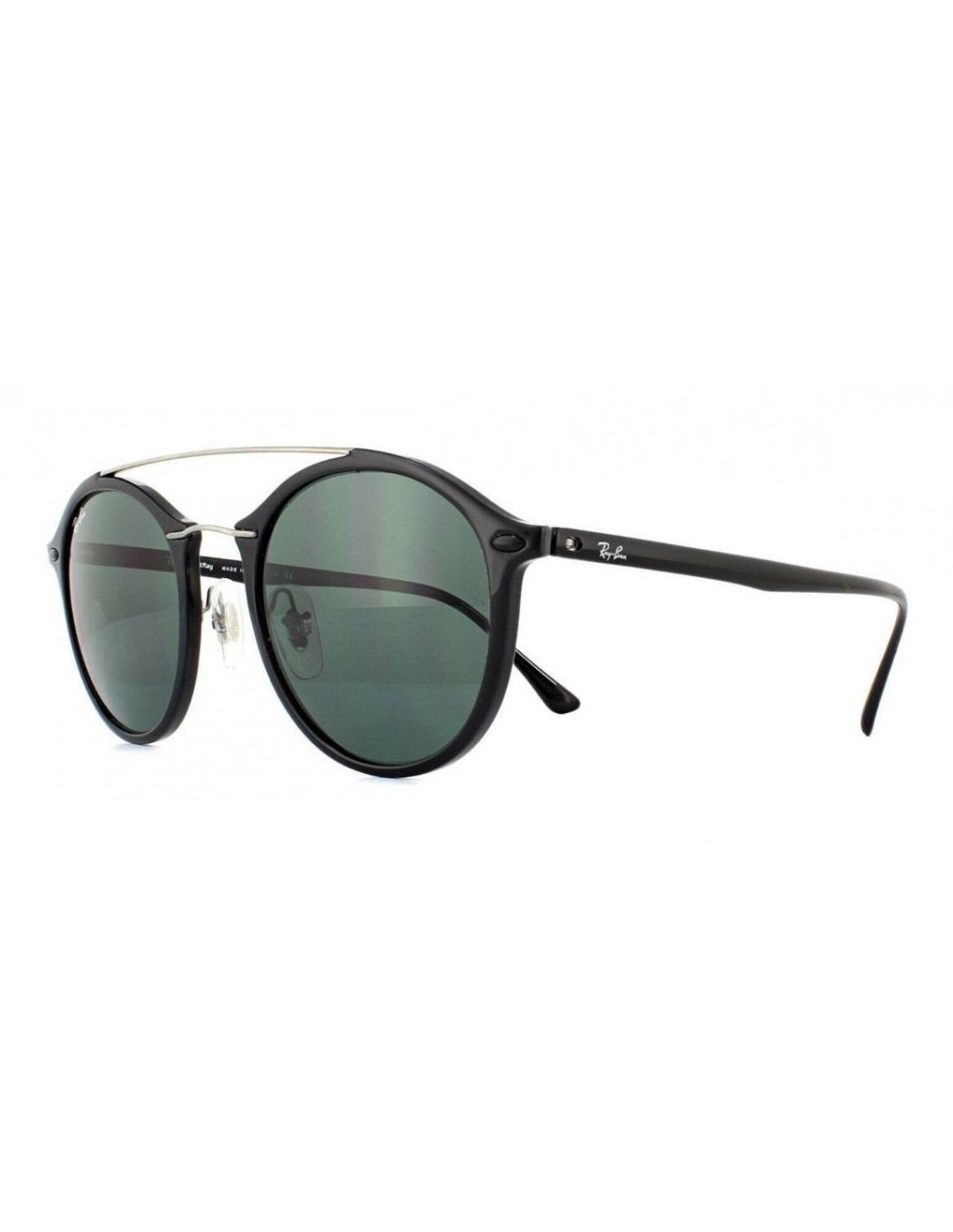 Lentes de sol Ray Ban Rb4266 601/71 Round Double Bridge Lightray Negro G15