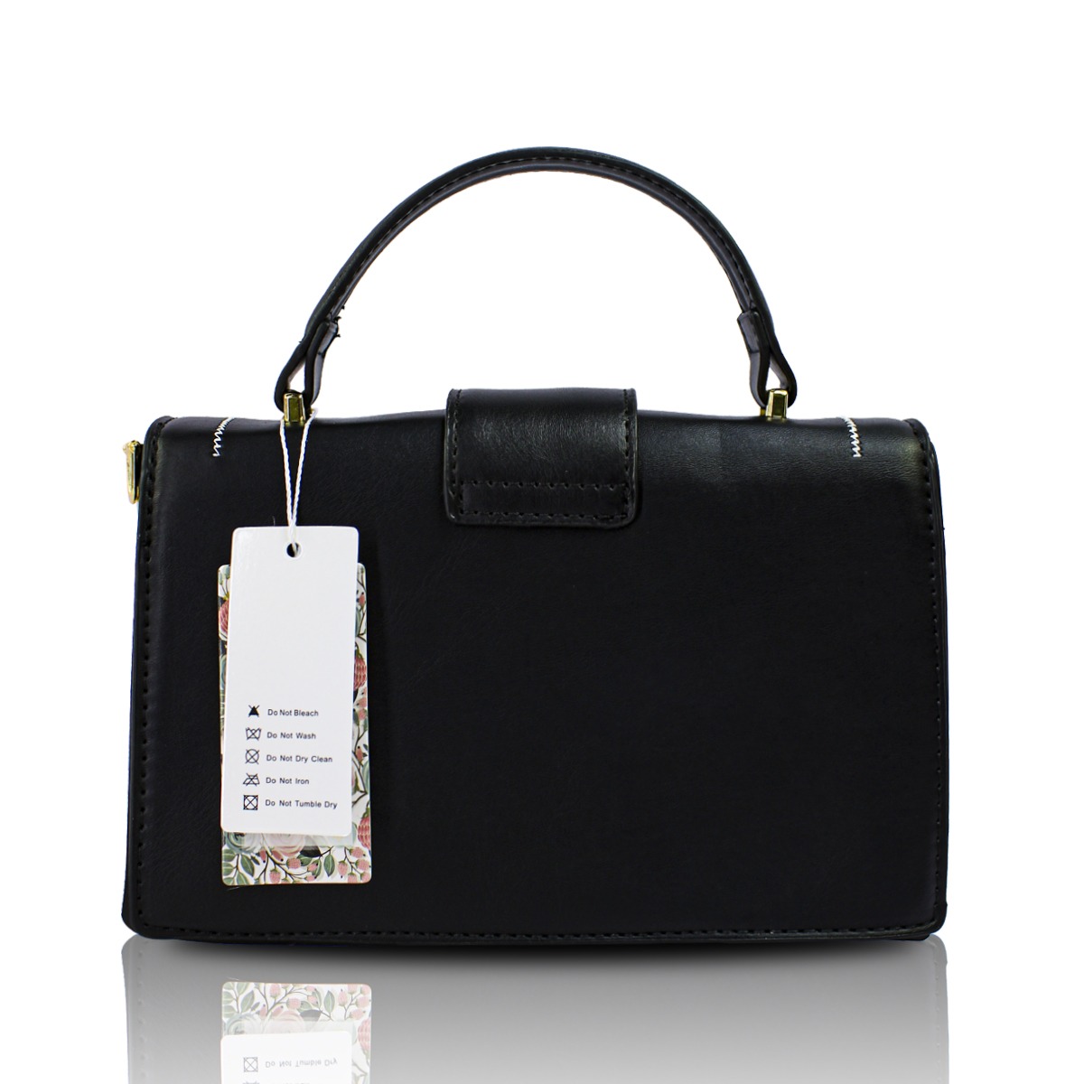 Bolso Negro De Hombro Y Mano Crosbody Para Mujer.