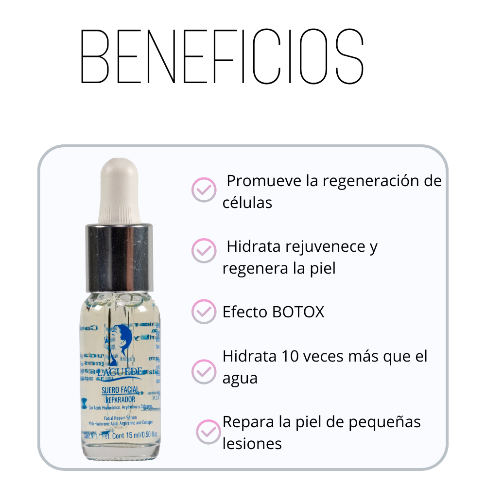 Skintight Gel Tensor de Arrugas y Bolsas  Contorno de Ojos y Suero Facial Regenerador Laguede 2 Piezas