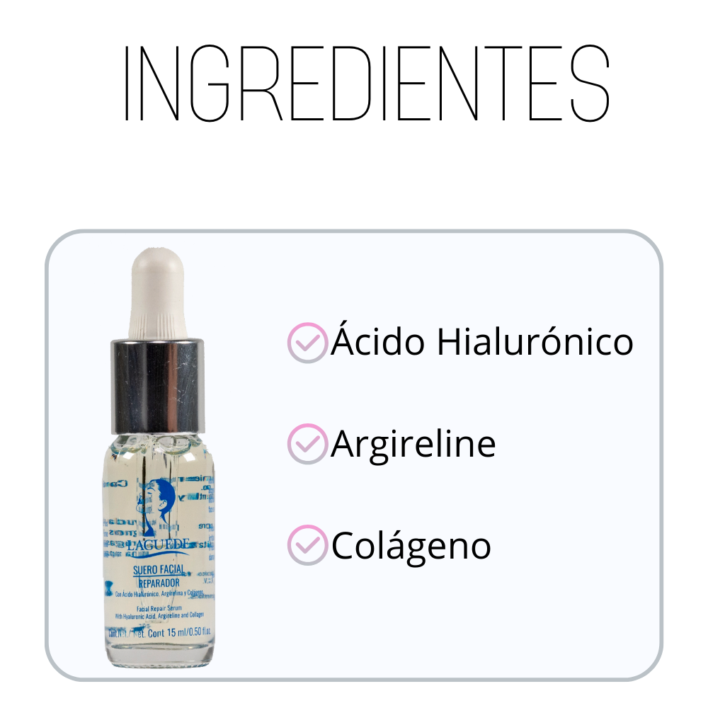Skintight Gel Tensor de Arrugas y Bolsas  Contorno de Ojos y Suero Facial Regenerador Laguede 2 Piezas