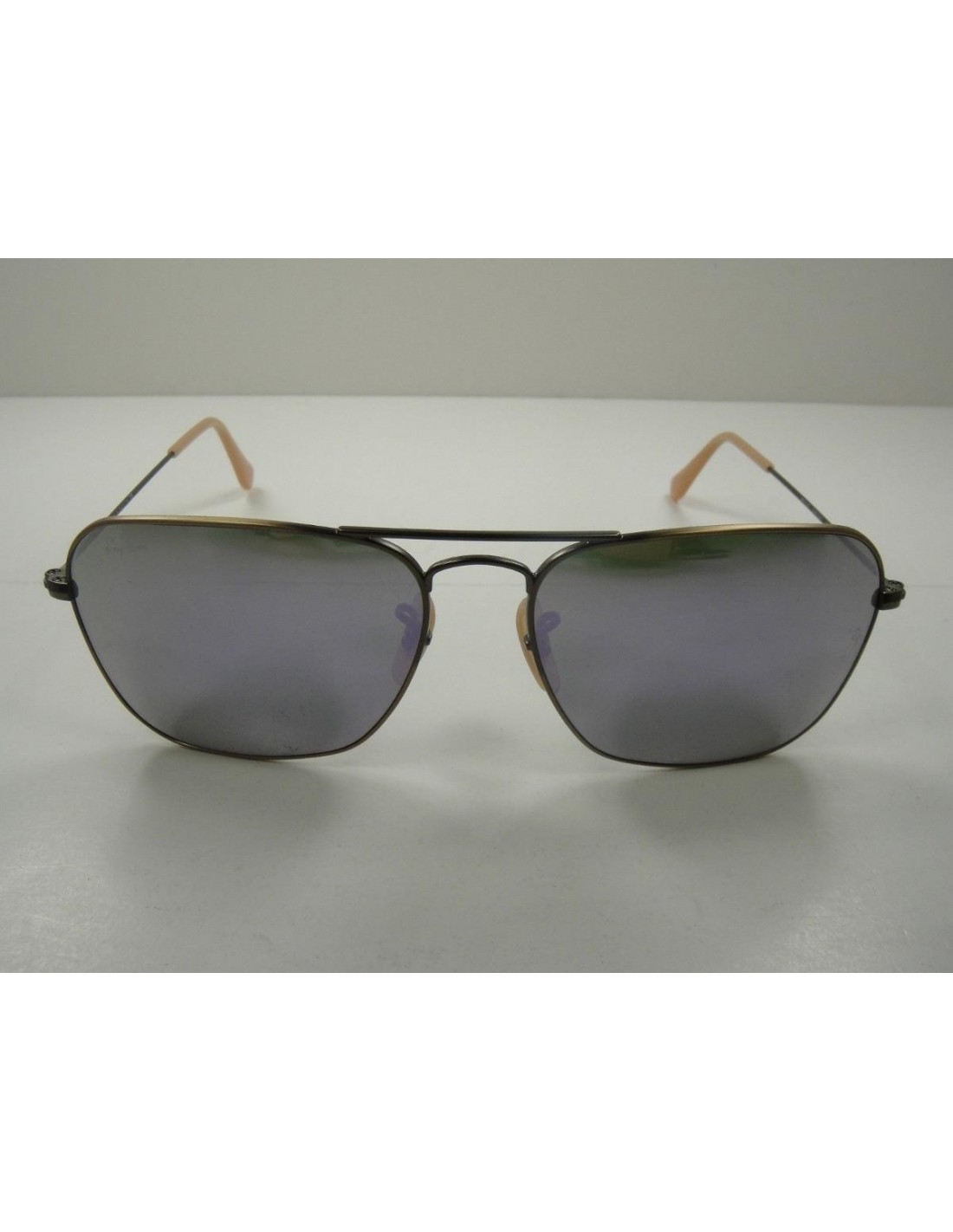 Lentes de sol Ray Ban Rb3136 167/4k Caravan Lila Espejo Bronce Clasico