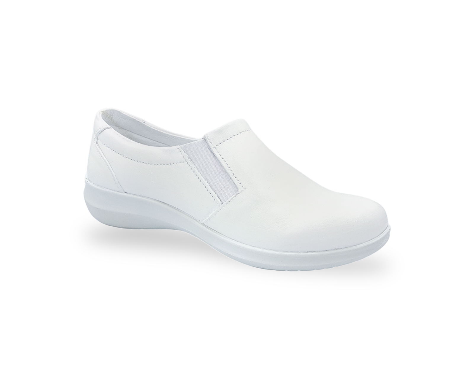 Zapato De Piel Blanco Mujer 20 horas