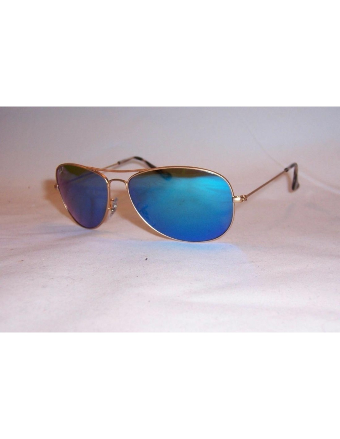 Lentes de sol Ray Ban Rb3562 112/a1 Cockpit Chromance Azul Polarizado Icon