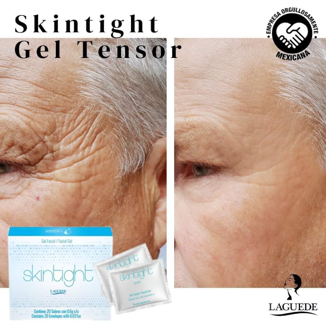 Gel Natural Laguede Tensor de Arrugas Skintight Paq/20 sobres 