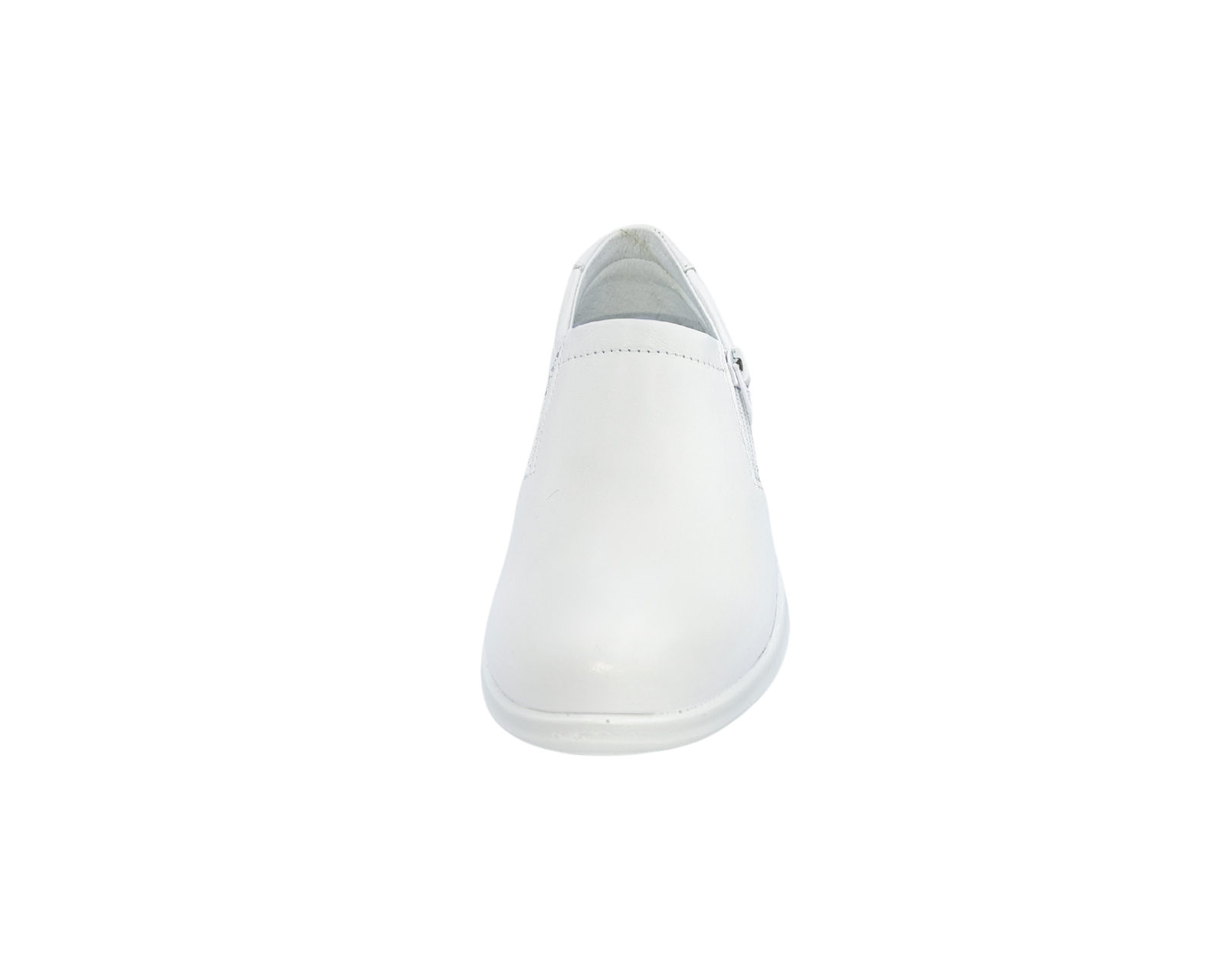 Zapato De Piel Blanco Mujer 20 horas