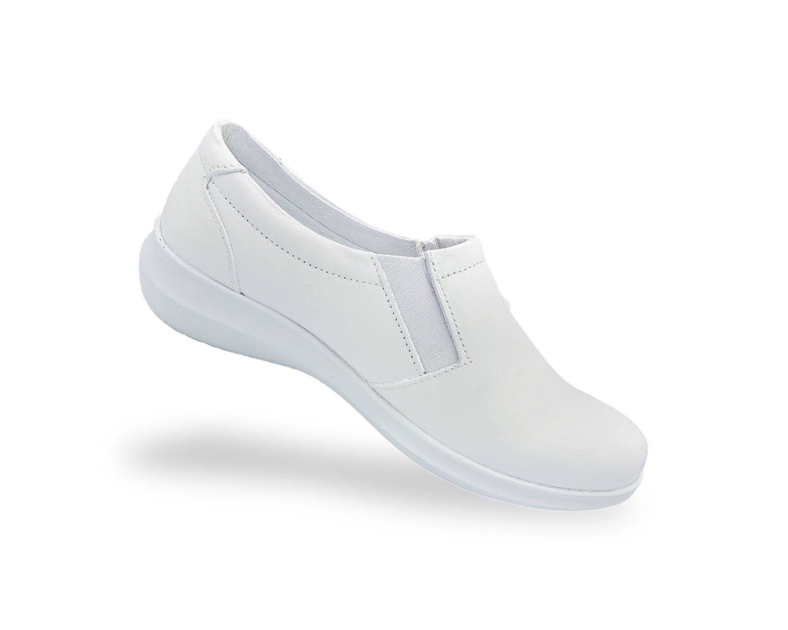 Zapato De Piel Blanco Mujer 20 horas