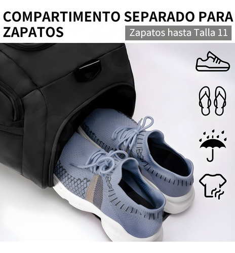 3en1 Mochila De Viaje Mujer Maletas Deportivas Bolsa De Gym