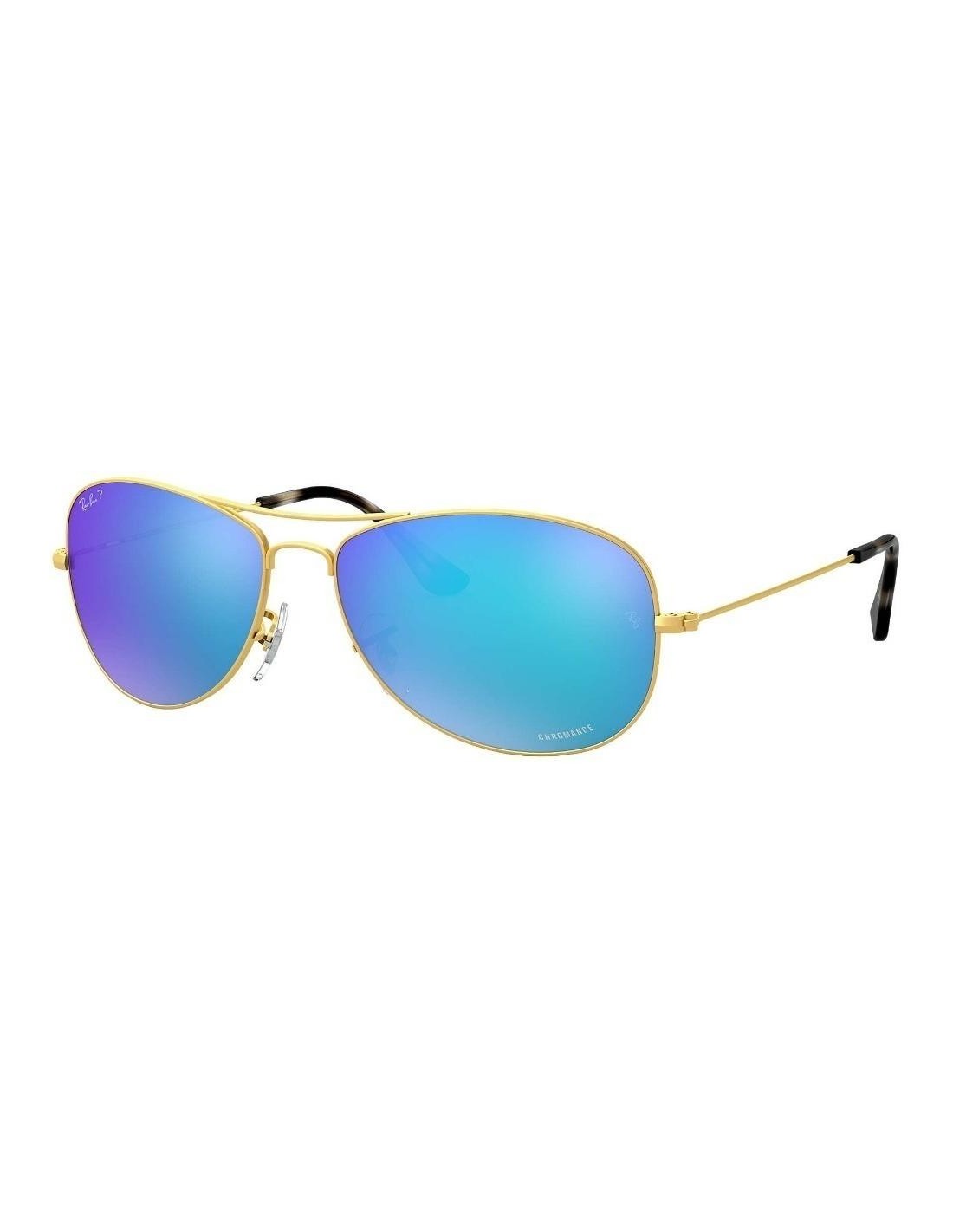 Lentes de sol Ray Ban Rb3562 112/a1 Cockpit Chromance Azul Polarizado Icon