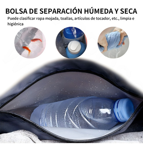 3en1 Mochila De Viaje Mujer Maletas Deportivas Bolsa De Gym