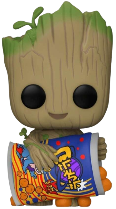 Funko Pop! Groot with cheese puffs Flocked