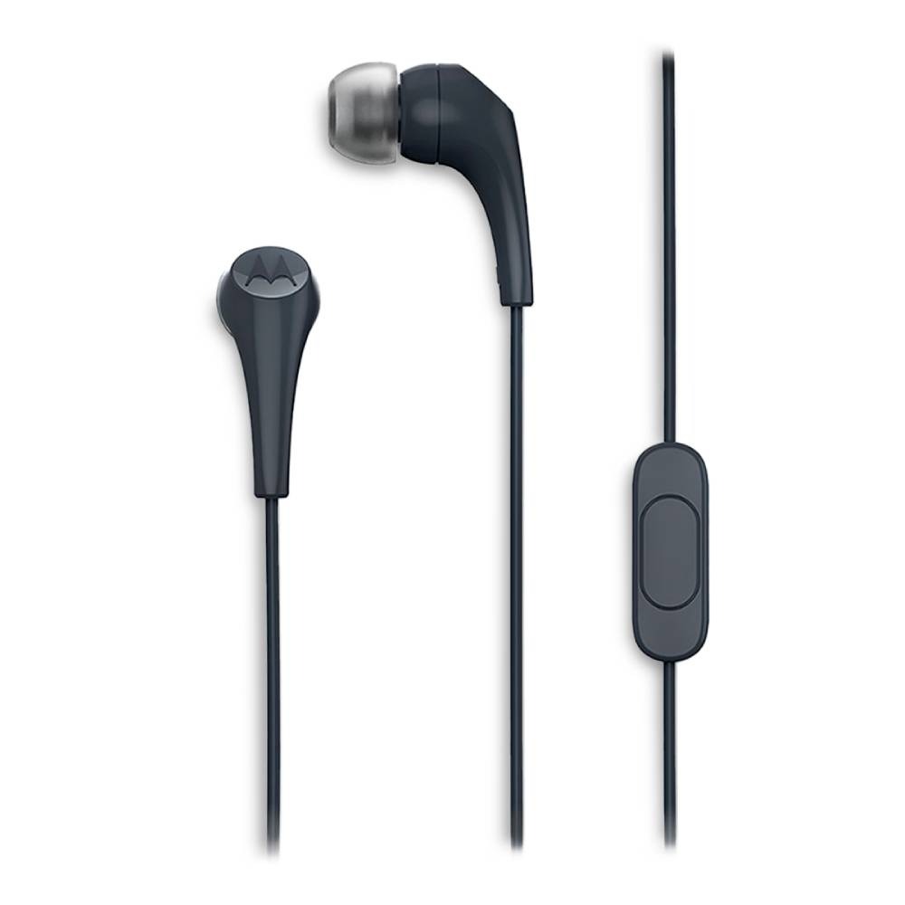 Audífonos Motorola Earbuds 2S con Micrófono Jack 3.5mm Gris.