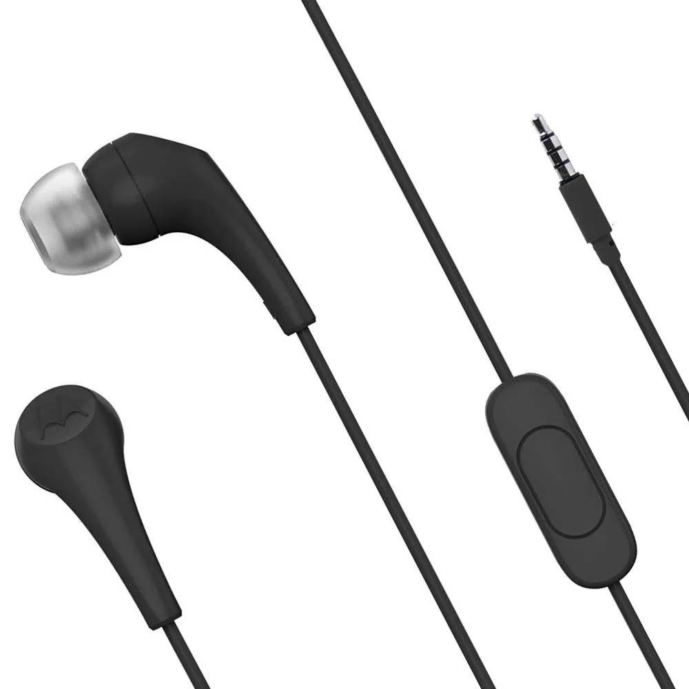 Audífonos Motorola Earbuds 2S con Micrófono Jack 3.5mm Gris.