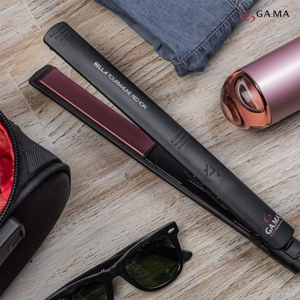 Plancha de Cabello Gama Italy Bella Tourmaline Versátil y Potente.