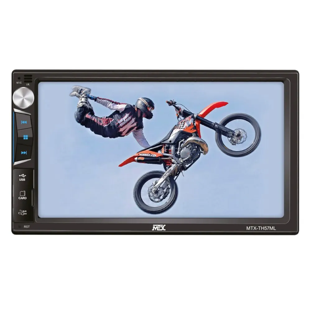 Autoestéreo Pantalla LCD 2 DIN MTX MTX-TH57ML 7 PulG 60 Wx4 MirrorLink Con Cámara De Reversa.