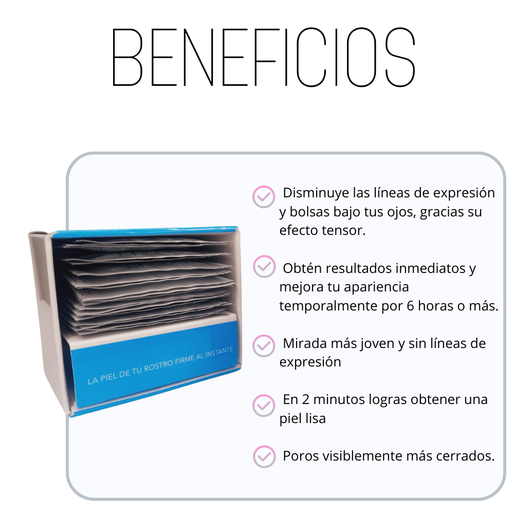 Gel Natural Laguede Tensor de Arrugas Skintight Paq/20 sobres 