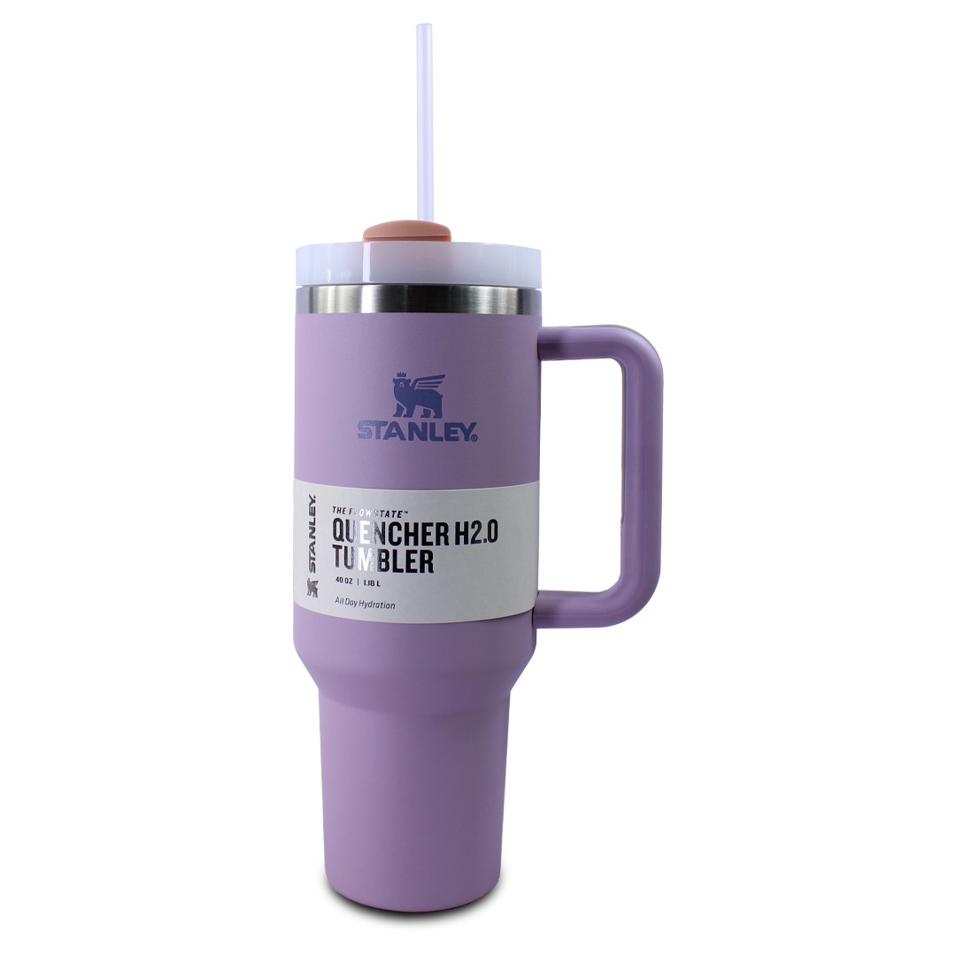 Vaso Termico Violeta Stanley De Acero Inoxidable 40oz Con Popote 